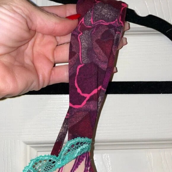 EUC Maaji Dress Swimsuit Cover Up Colorful Small Pink Floral - Picture 3 of 8